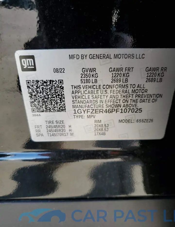 1GYFZER46PF107025# 13