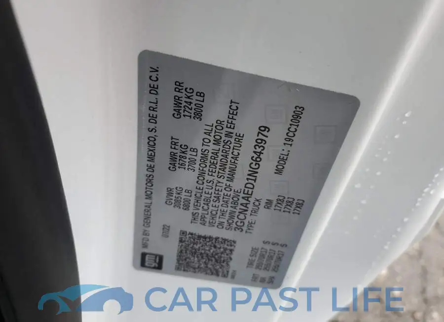 3GCNAAED1NG643979# 12