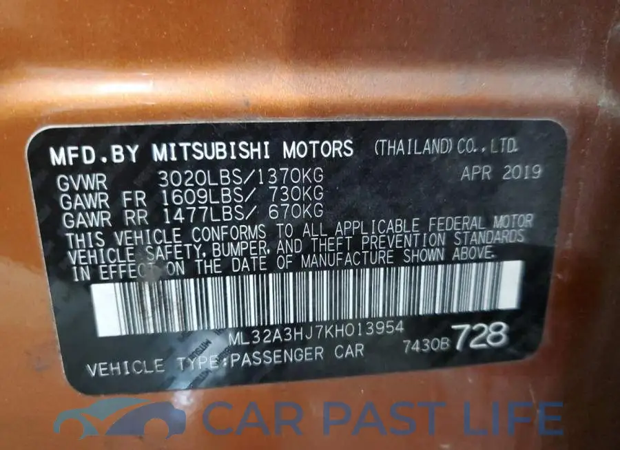 ML32A3HJ7KH013954# 12