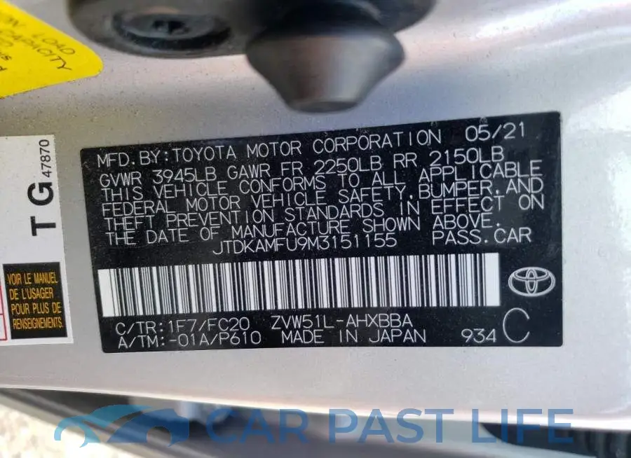 JTDKAMFU9M3151155# 12