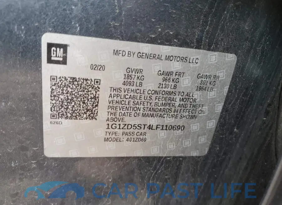 1G1ZD5ST4LF110690# 13