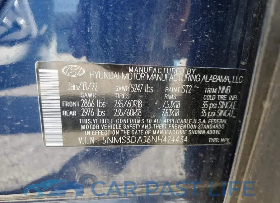 5NMS3DAJ6NH424434# 13
