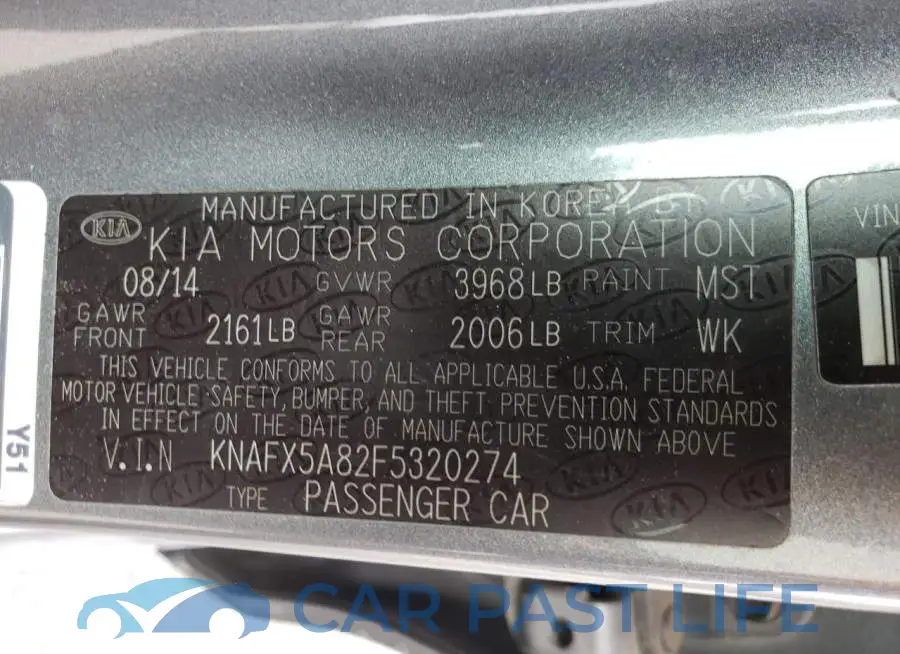 KNAFX5A82F5320274# 12