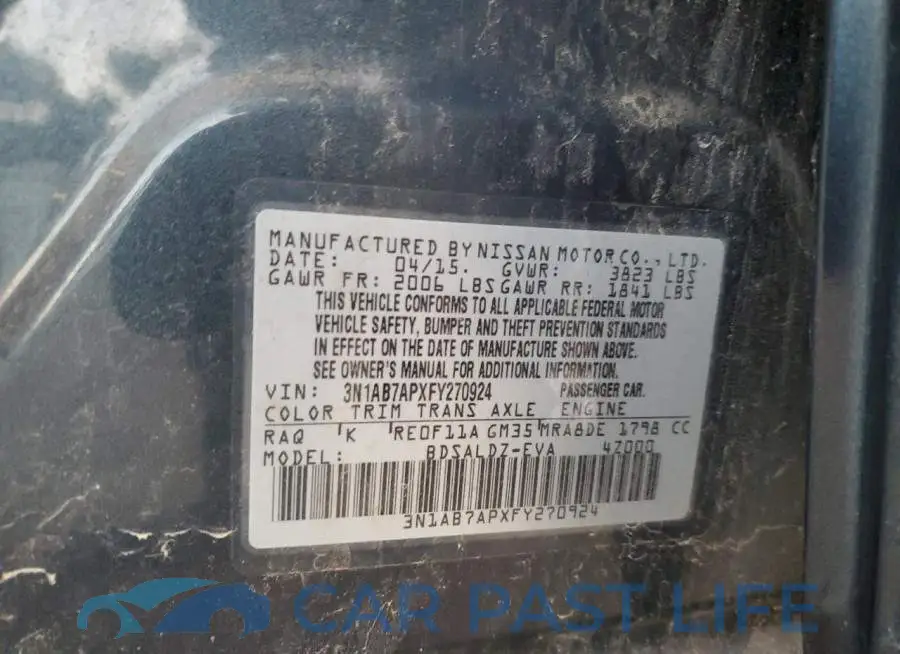 3N1AB7APXFY270924# 12