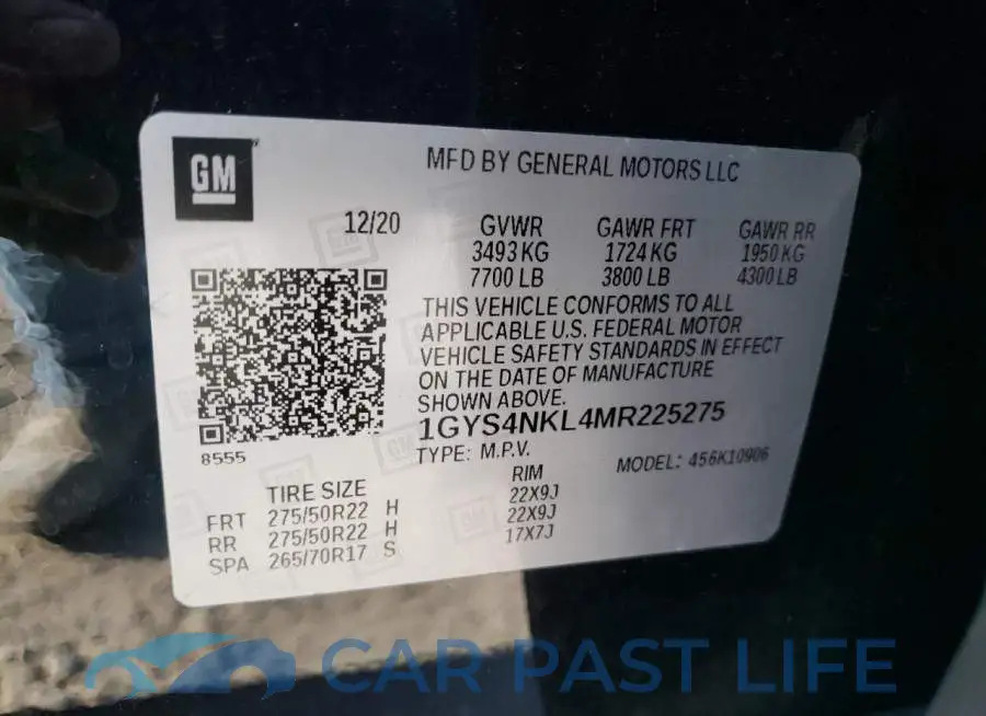 1GYS4NKL4MR225275# 10