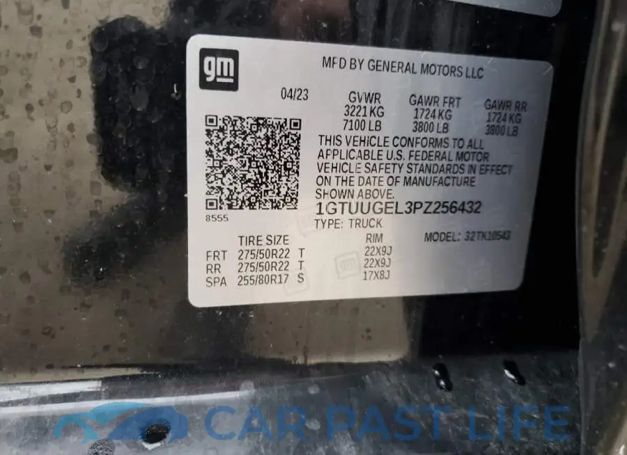 1GTUUGEL3PZ256432# 12