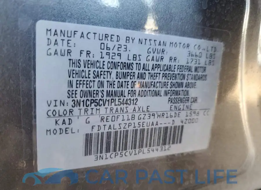 3N1CP5CV1PL544312# 12