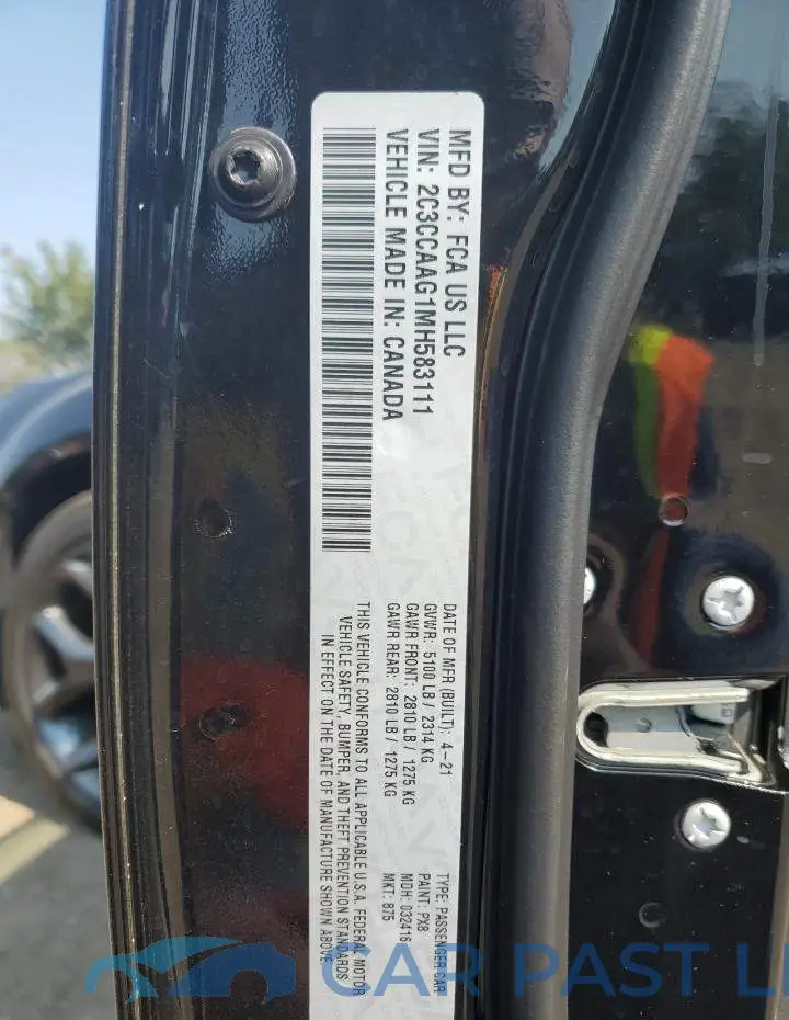 2C3CCAAG1MH583111# 12