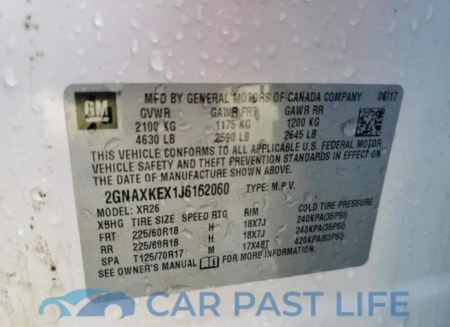 2GNAXKEX1J6162060# 13