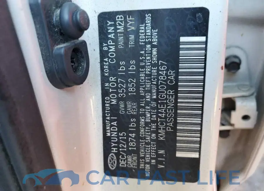 KMHCT4AE1GU078467# 12