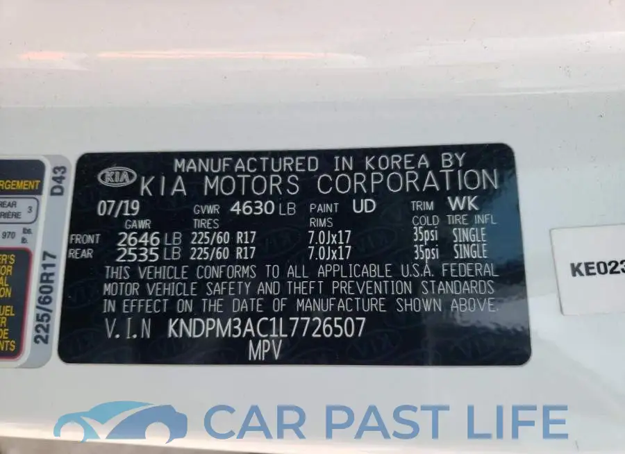 KNDPM3AC1L7726507# 13