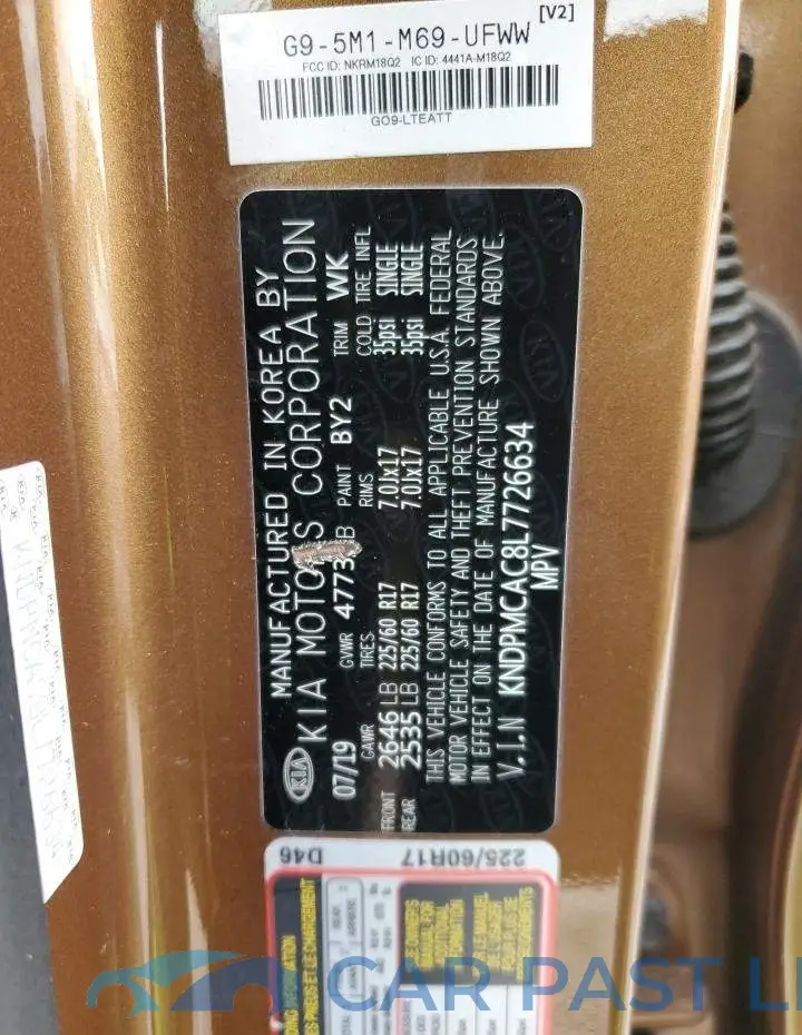 KNDPMCAC8L7726634# 13