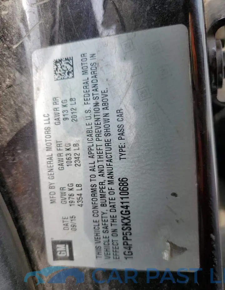 1G4PP5SKXG4110686# 12