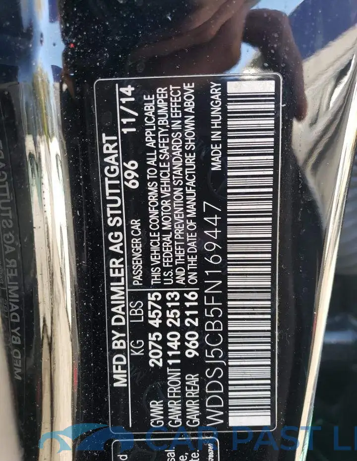 WDDSJ5CB5FN169447# 12