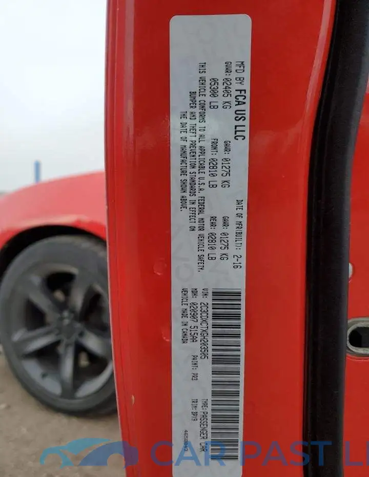 2C3CDXCTXGH203505# 12