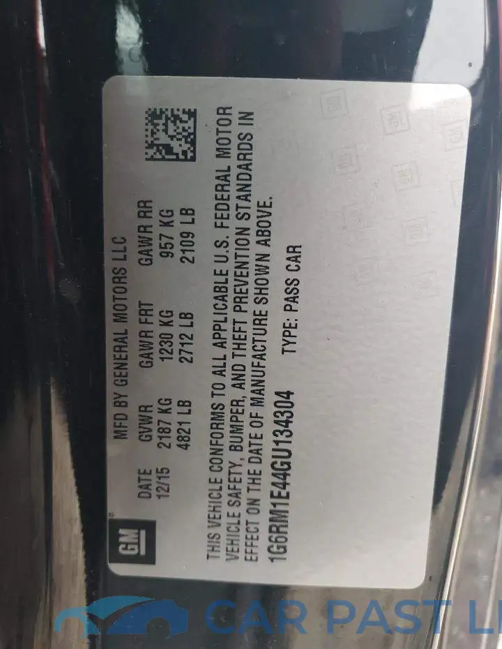 1G6RM1E44GU134304# 13