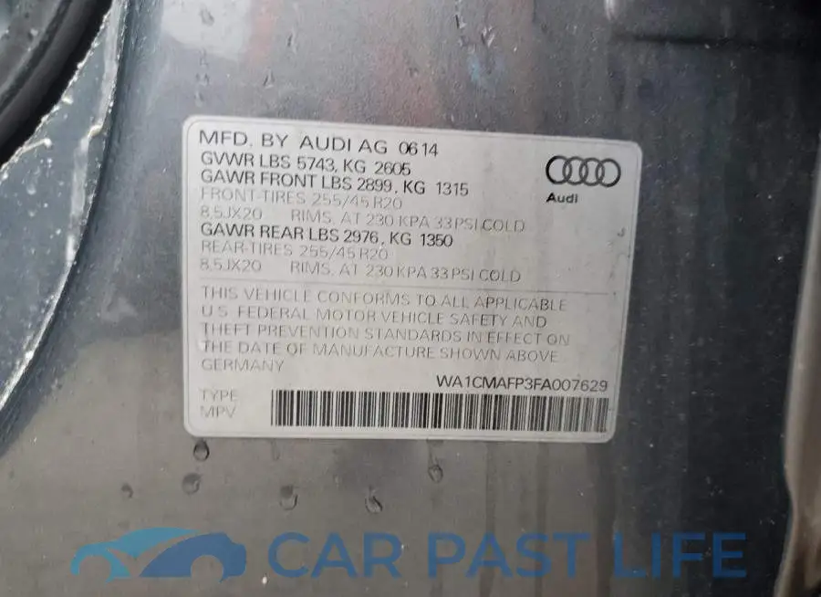 WA1CMAFP3FA007629# 13