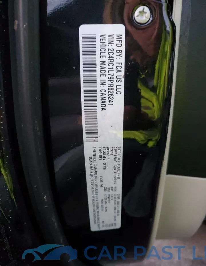 2C4RC1L79PR626241# 13