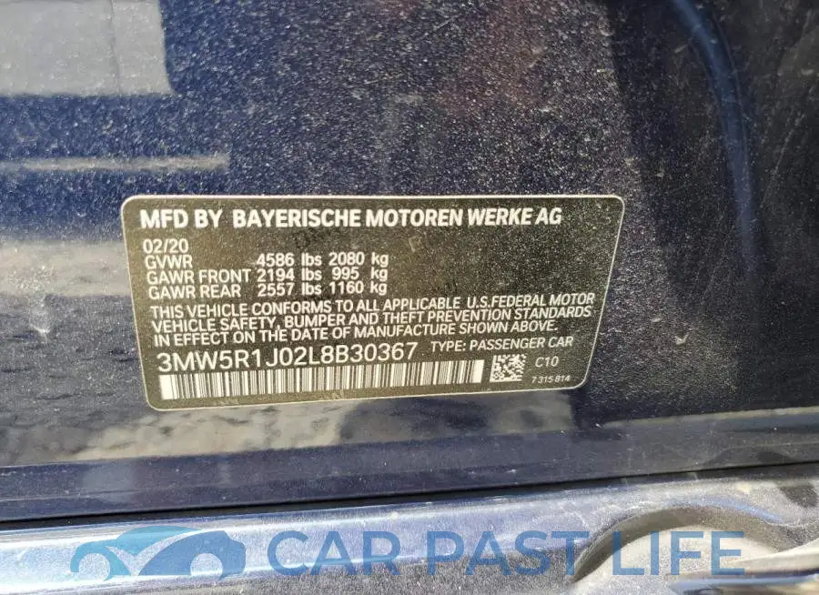 3MW5R1J02L8B30367# 13