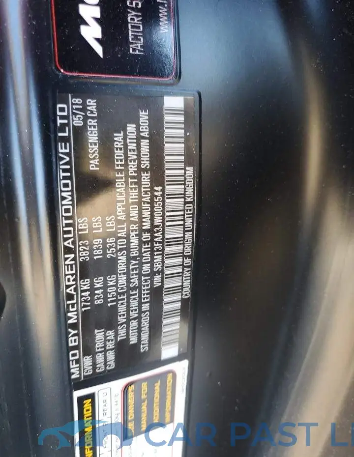 SBM13FAA3JW005544# 13