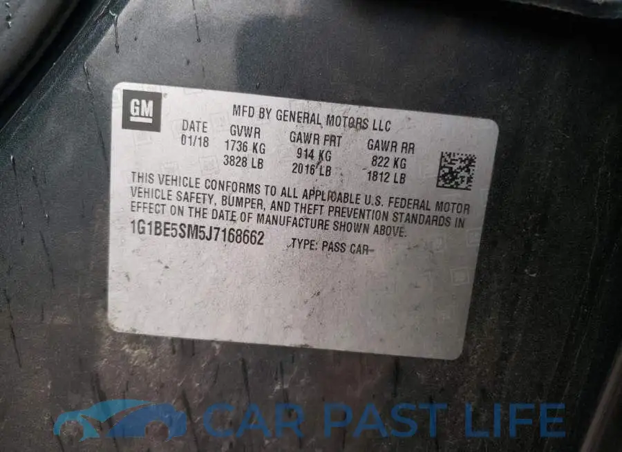 1G1BE5SM5J7168662# 12