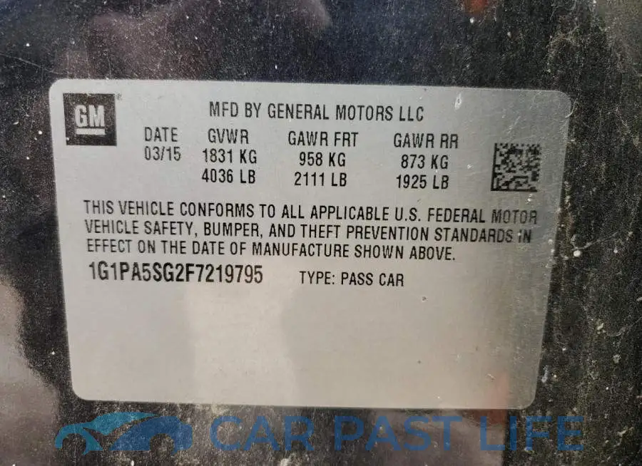 1G1PA5SG2F7219795# 12