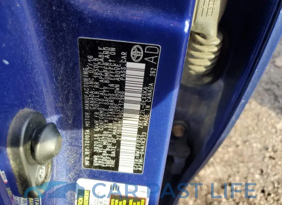 2T1BURHE9GC717966# 12