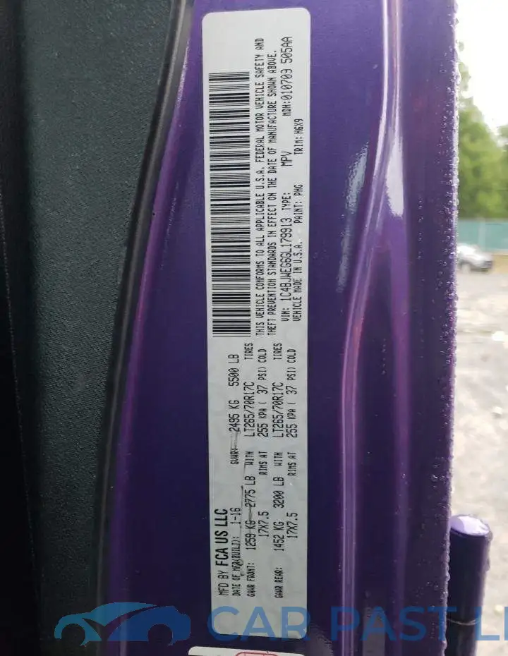 1C4BJWEG6GL179913# 12