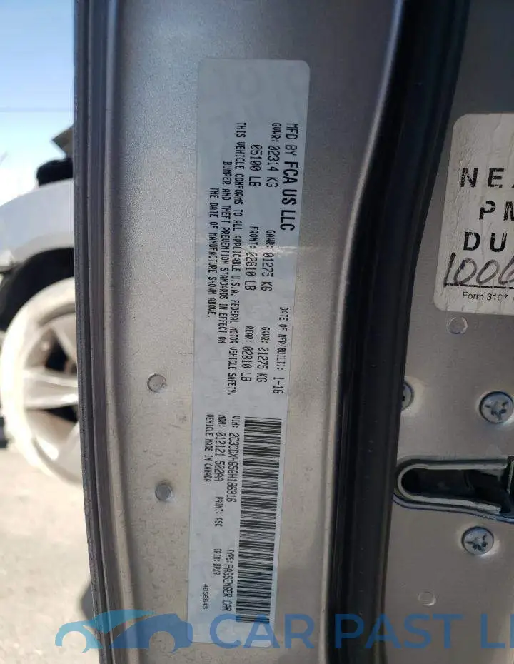 2C3CDXHG5GH186916# 12