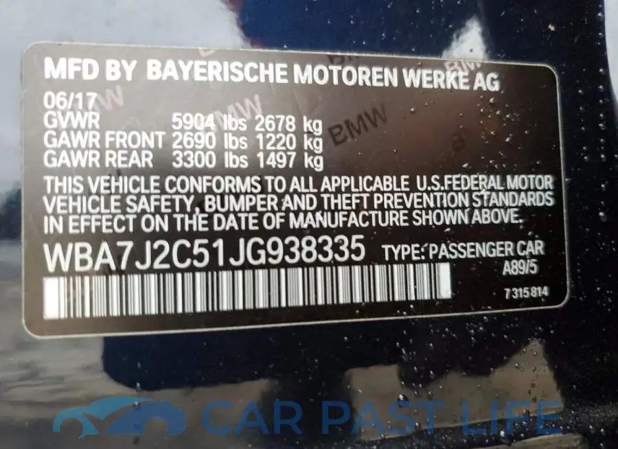 WBA7J2C51JG938335# 13
