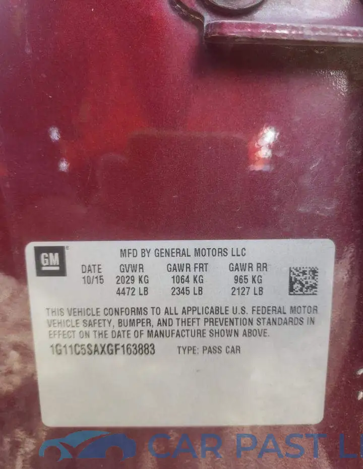 1G11C5SAXGF163883# 13