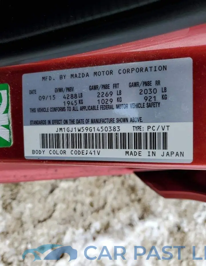 JM1GJ1W59G1450383# 12