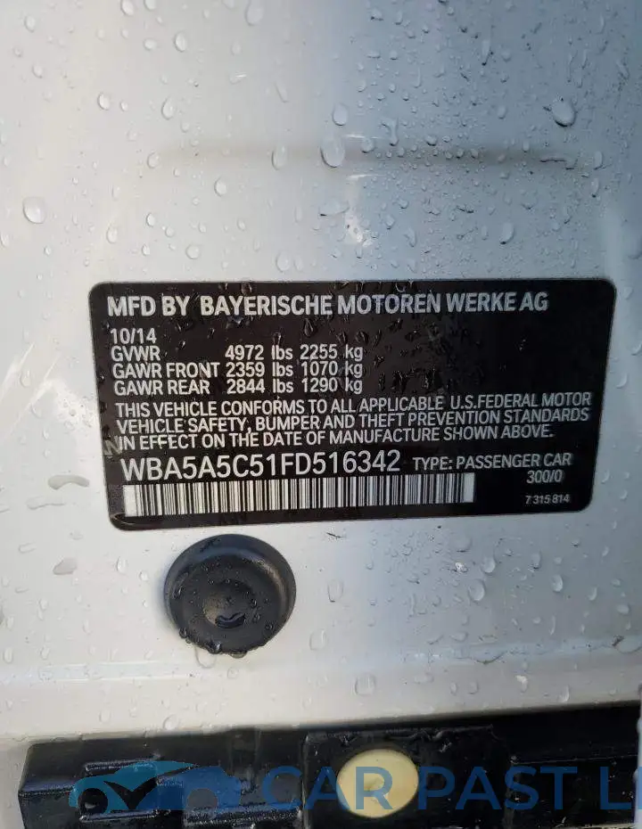 WBA5A5C51FD516342# 12