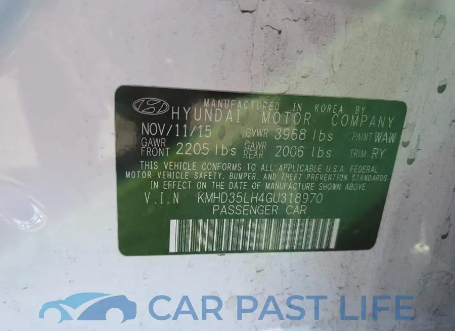 KMHD35LH4GU318970# 12