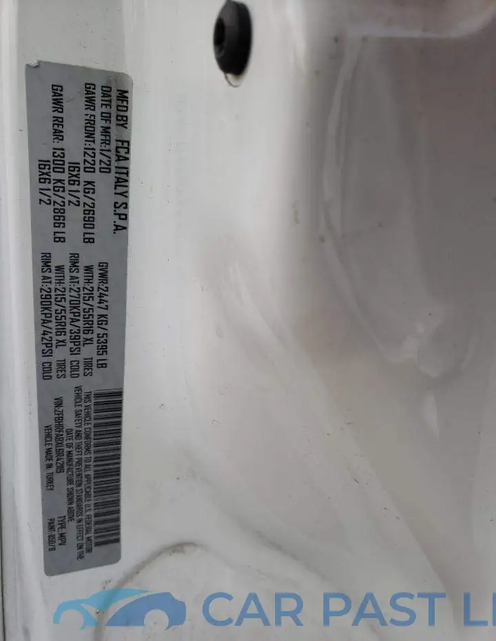 ZFBHRFABXK6M14451# 12