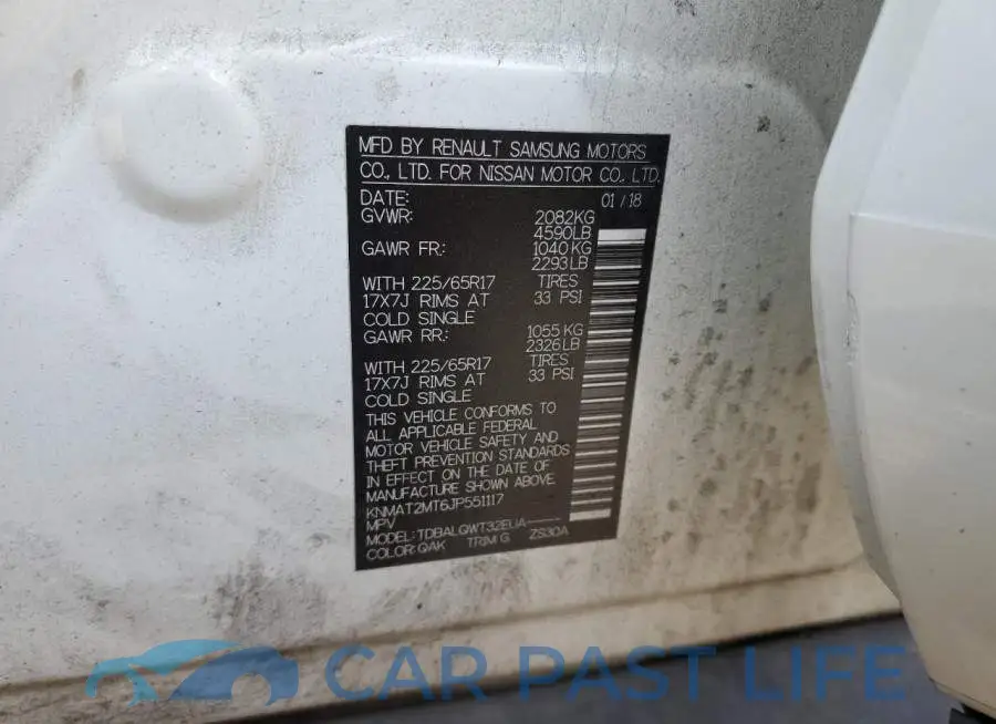 KNMAT2MT6JP551117# 12
