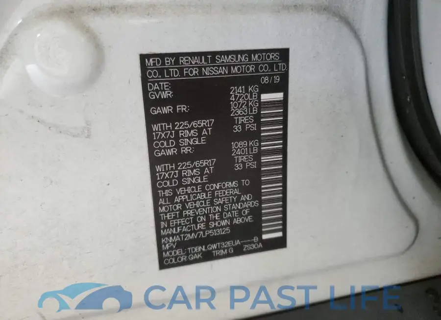 KNMAT2MV7LP513125# 14