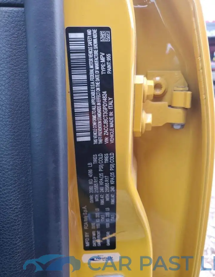 ZACCJBCT3GPD14824# 13