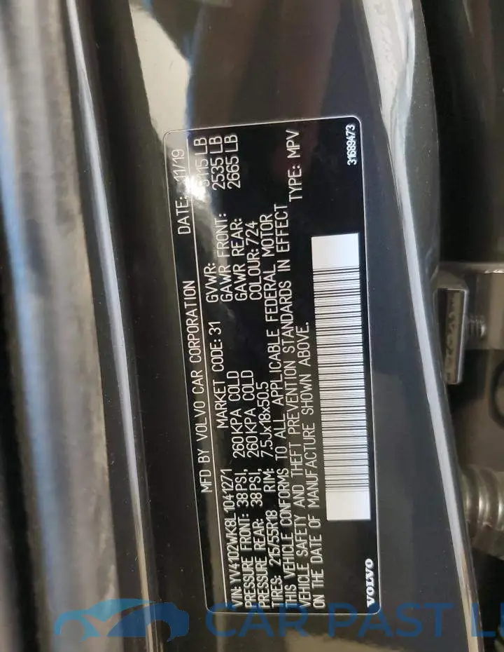 YV4102WK8L1041271# 12
