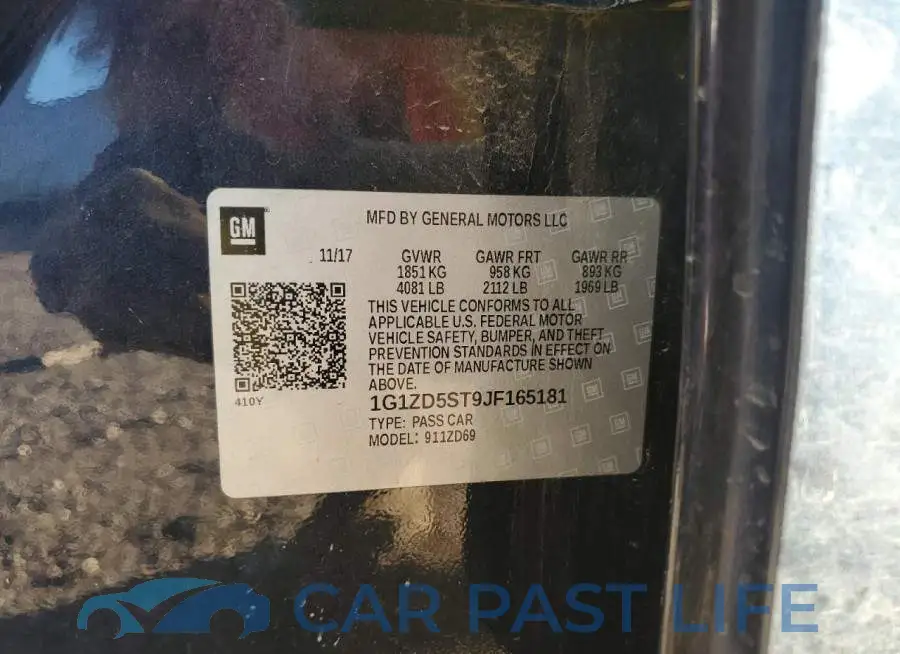 1G1ZD5ST9JF165181# 12