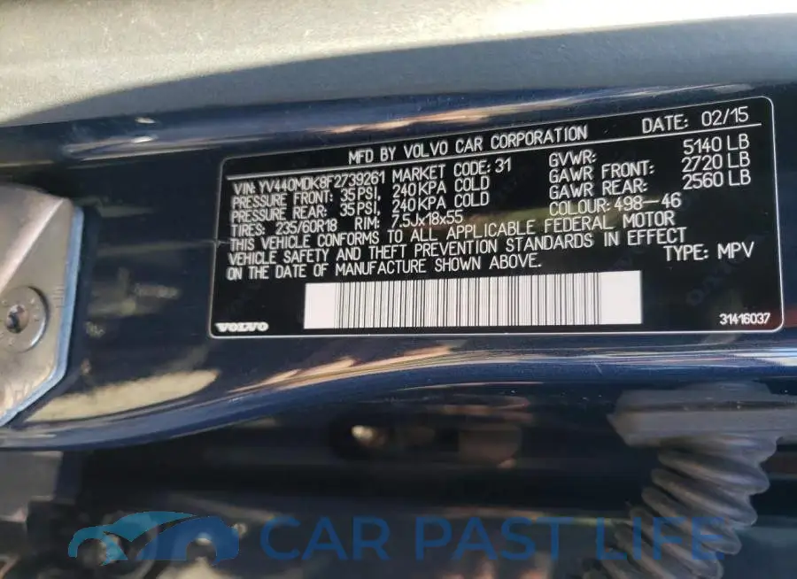 YV440MDK8F2739261# 13