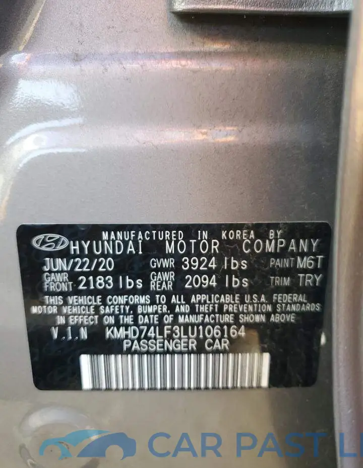 KMHD74LF3LU106164# 12