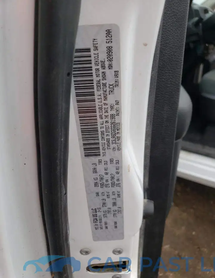 3C6JR6DG6GG261988# 12