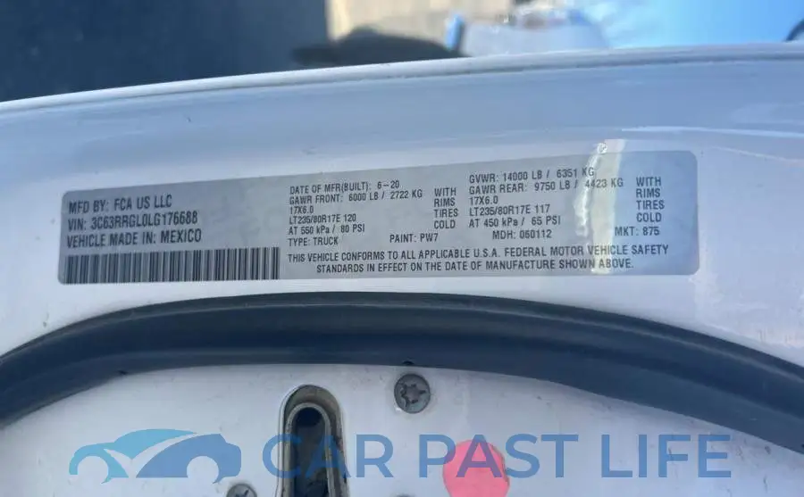 3C63RRGL0LG176688# 10