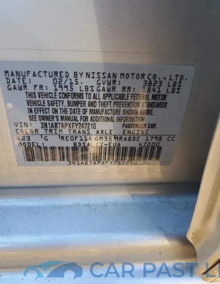 3N1AB7APXFY247210# 13