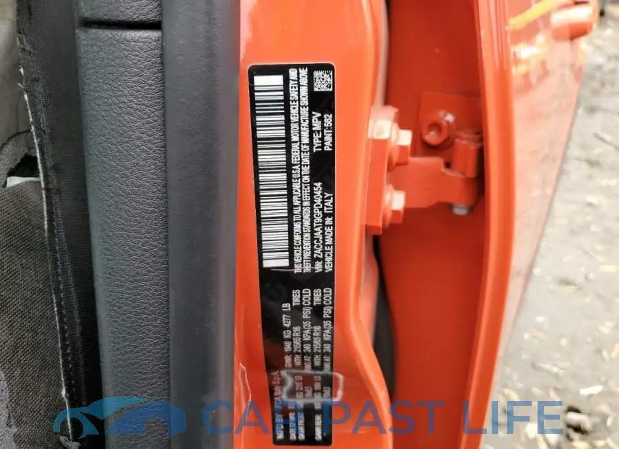 ZACCJAAT9GPD40454# 13