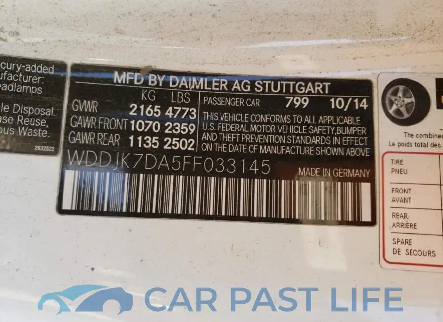 WDDJK7DA5FF033145# 13