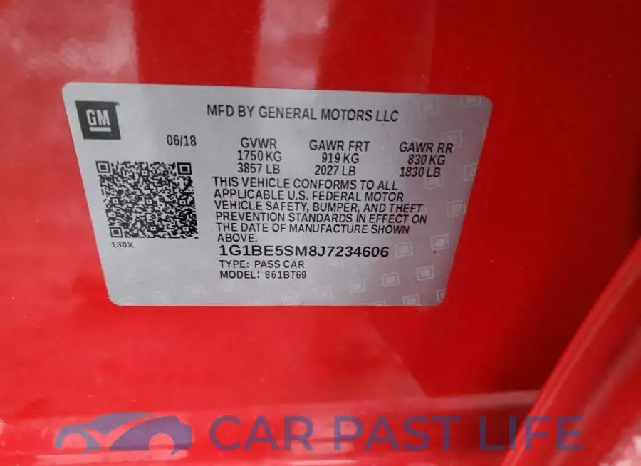 1G1BE5SM8J7234606# 12