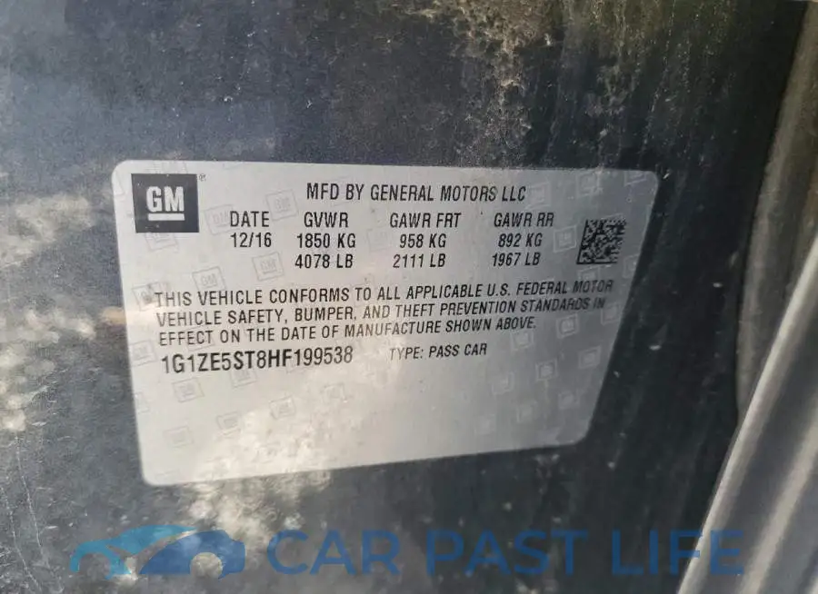 1G1ZE5ST8HF199538# 12