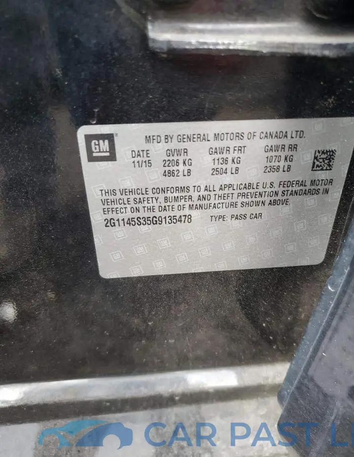 2G1145S35G9135478# 12